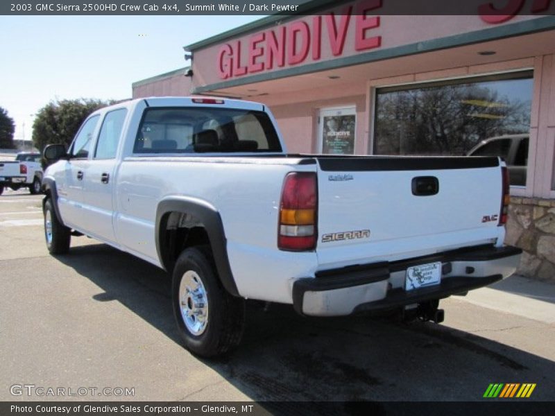 Summit White / Dark Pewter 2003 GMC Sierra 2500HD Crew Cab 4x4