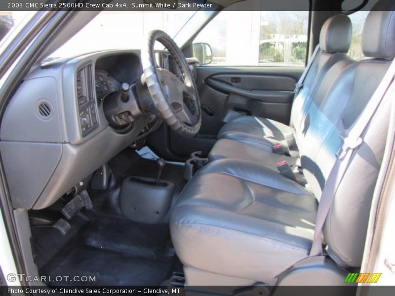 Summit White / Dark Pewter 2003 GMC Sierra 2500HD Crew Cab 4x4