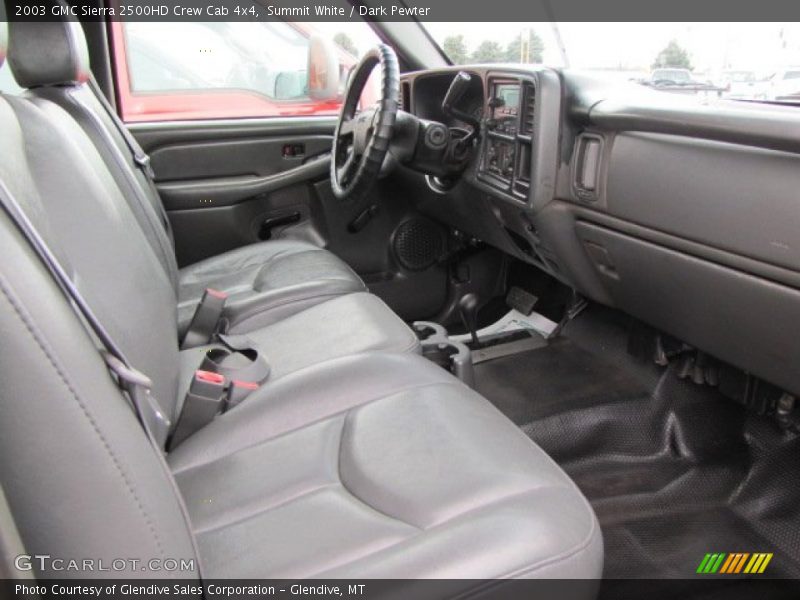 Summit White / Dark Pewter 2003 GMC Sierra 2500HD Crew Cab 4x4