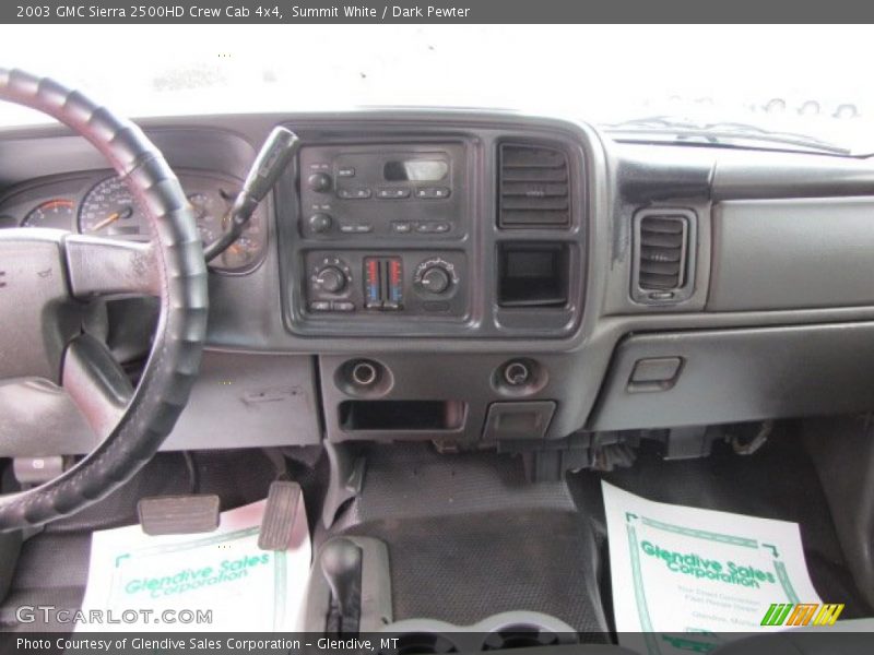 Summit White / Dark Pewter 2003 GMC Sierra 2500HD Crew Cab 4x4