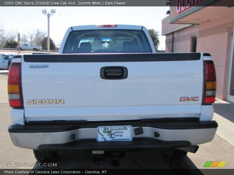 Summit White / Dark Pewter 2003 GMC Sierra 2500HD Crew Cab 4x4