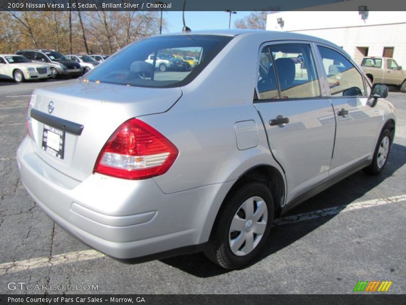 Brillant Silver / Charcoal 2009 Nissan Versa 1.6 Sedan