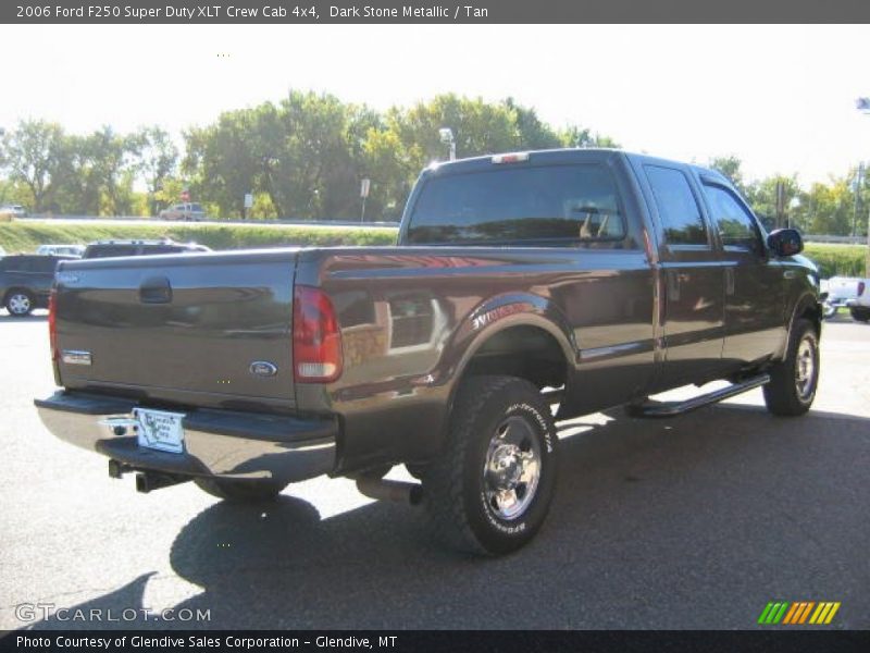 Dark Stone Metallic / Tan 2006 Ford F250 Super Duty XLT Crew Cab 4x4