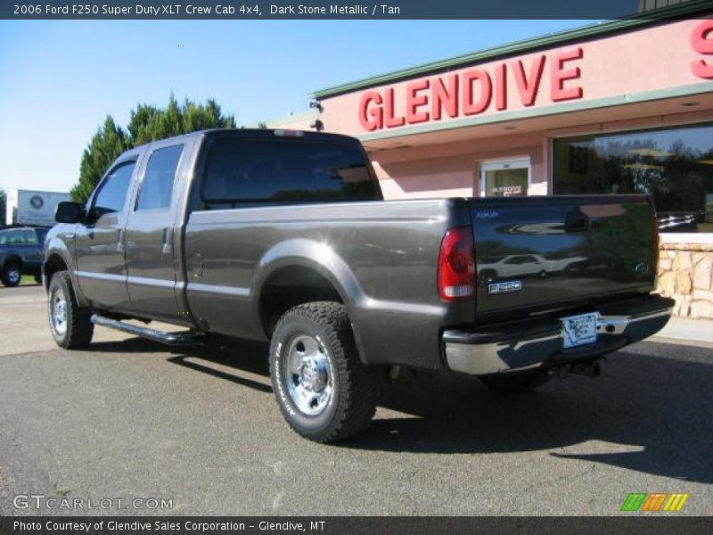 Dark Stone Metallic / Tan 2006 Ford F250 Super Duty XLT Crew Cab 4x4