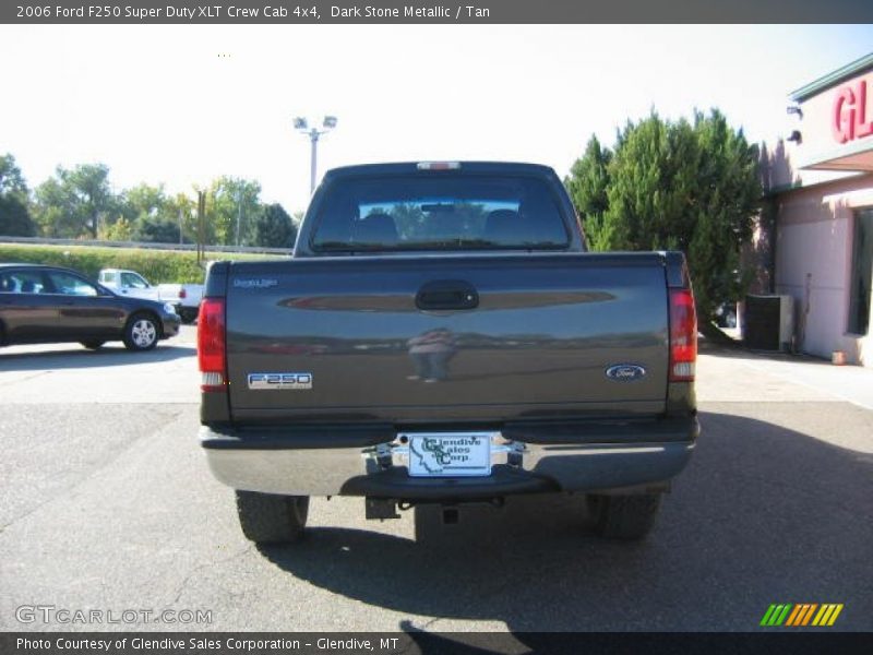 Dark Stone Metallic / Tan 2006 Ford F250 Super Duty XLT Crew Cab 4x4