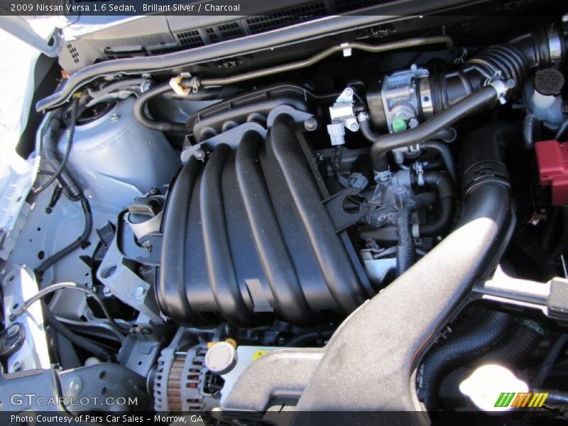 Brillant Silver / Charcoal 2009 Nissan Versa 1.6 Sedan