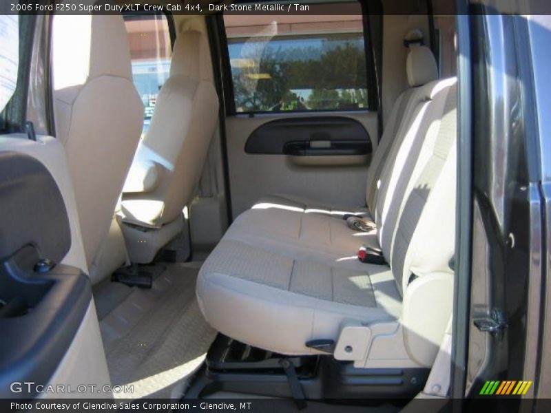 Dark Stone Metallic / Tan 2006 Ford F250 Super Duty XLT Crew Cab 4x4