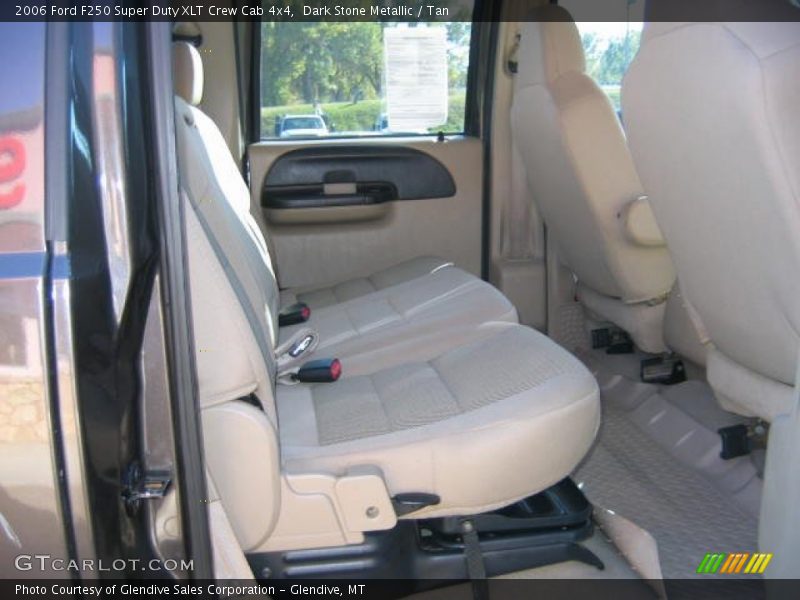 Dark Stone Metallic / Tan 2006 Ford F250 Super Duty XLT Crew Cab 4x4