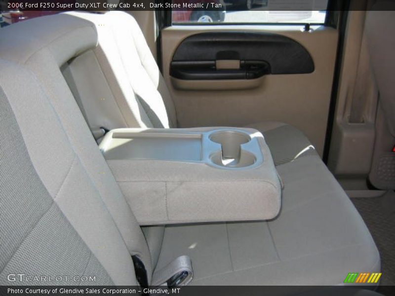 Dark Stone Metallic / Tan 2006 Ford F250 Super Duty XLT Crew Cab 4x4
