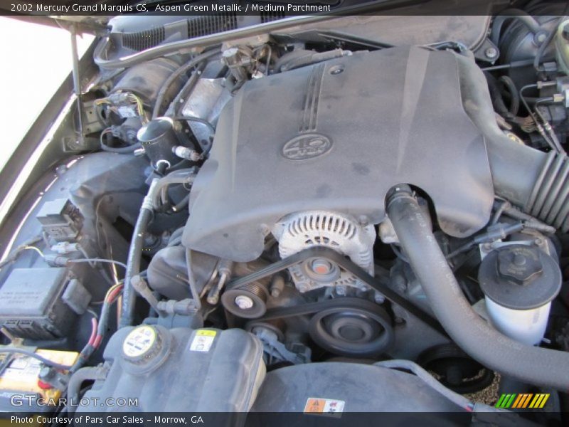 Aspen Green Metallic / Medium Parchment 2002 Mercury Grand Marquis GS