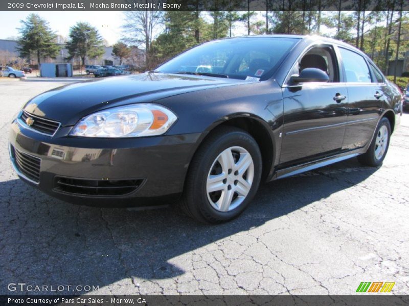 Mocha Bronze Metallic / Ebony 2009 Chevrolet Impala LS