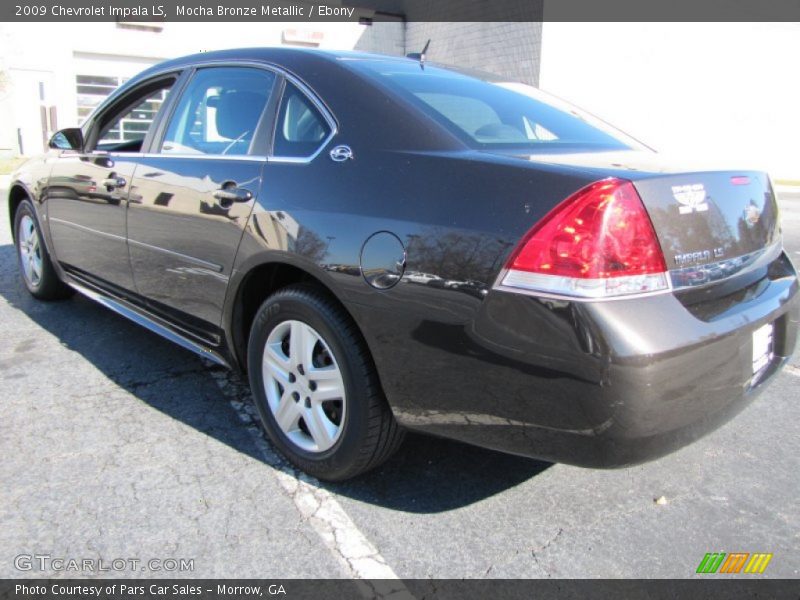 Mocha Bronze Metallic / Ebony 2009 Chevrolet Impala LS