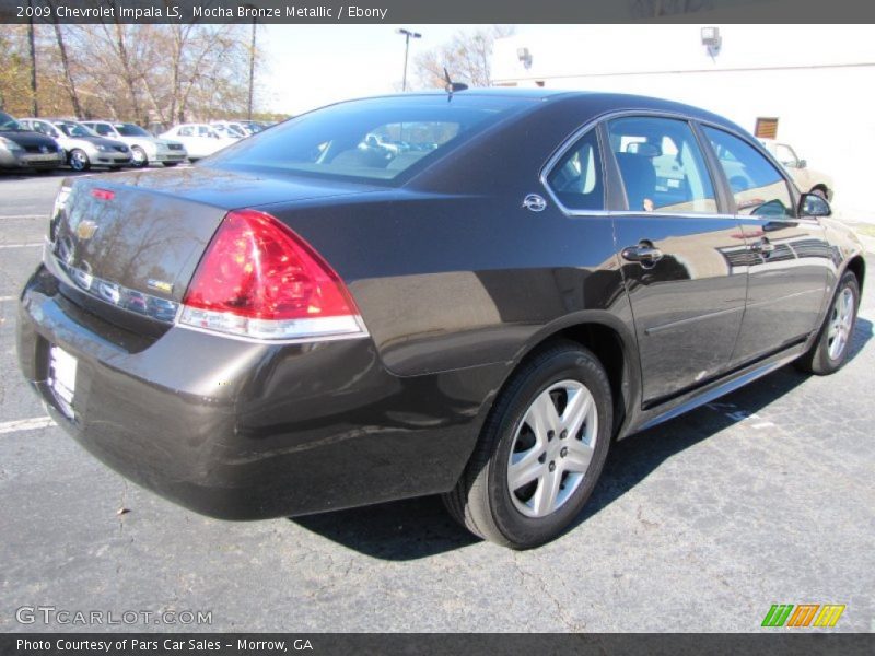 Mocha Bronze Metallic / Ebony 2009 Chevrolet Impala LS