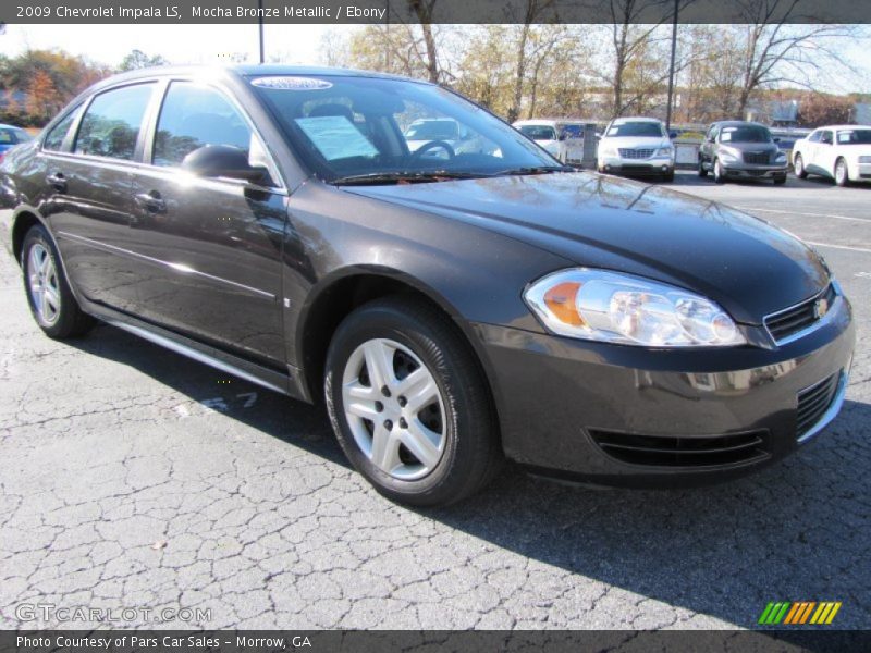 Mocha Bronze Metallic / Ebony 2009 Chevrolet Impala LS