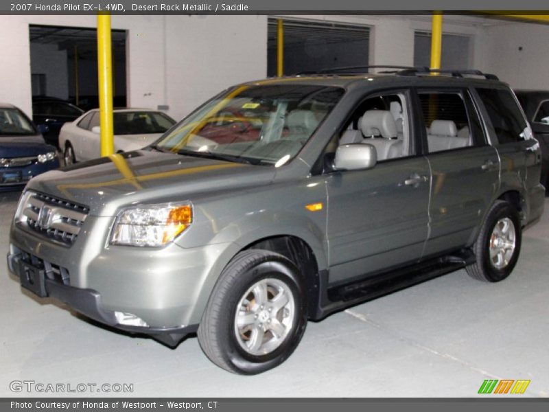 Desert Rock Metallic / Saddle 2007 Honda Pilot EX-L 4WD