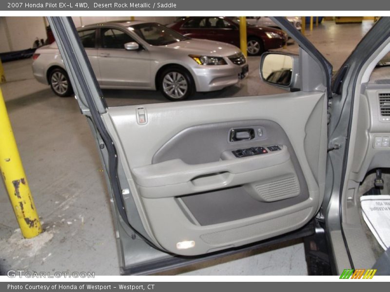 Desert Rock Metallic / Saddle 2007 Honda Pilot EX-L 4WD
