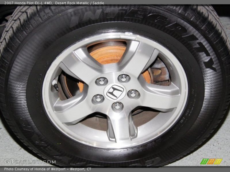 Desert Rock Metallic / Saddle 2007 Honda Pilot EX-L 4WD