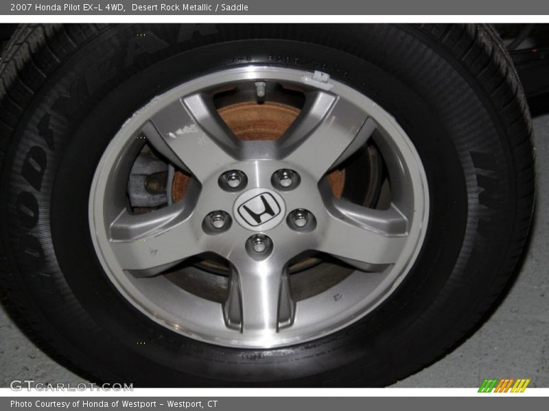 Desert Rock Metallic / Saddle 2007 Honda Pilot EX-L 4WD