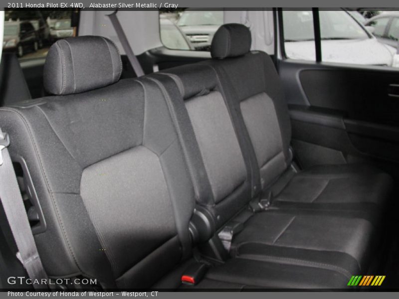 Alabaster Silver Metallic / Gray 2011 Honda Pilot EX 4WD