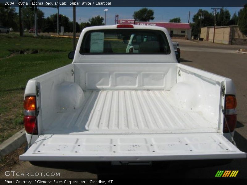 Super White / Charcoal 2004 Toyota Tacoma Regular Cab