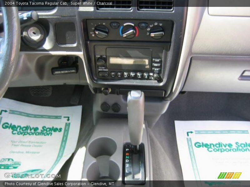 Super White / Charcoal 2004 Toyota Tacoma Regular Cab