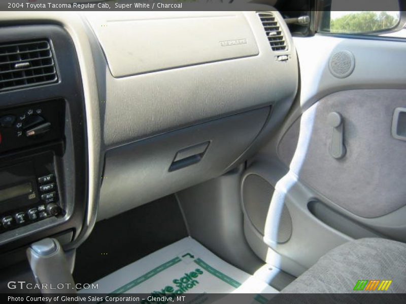 Super White / Charcoal 2004 Toyota Tacoma Regular Cab