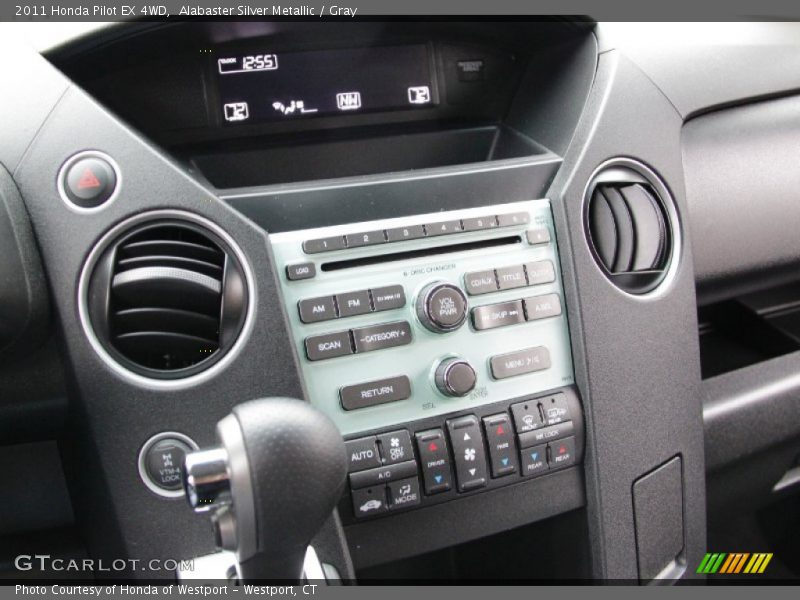 Alabaster Silver Metallic / Gray 2011 Honda Pilot EX 4WD