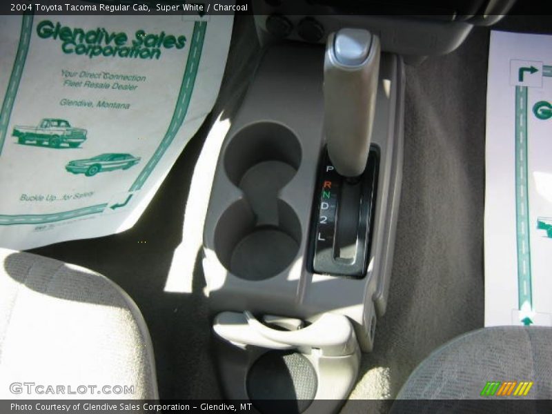 Super White / Charcoal 2004 Toyota Tacoma Regular Cab