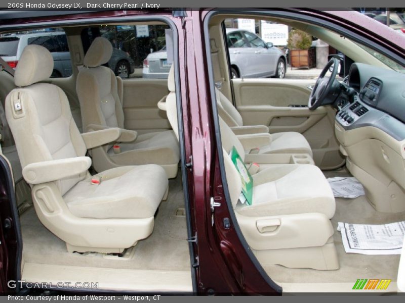Dark Cherry Pearl / Ivory 2009 Honda Odyssey LX