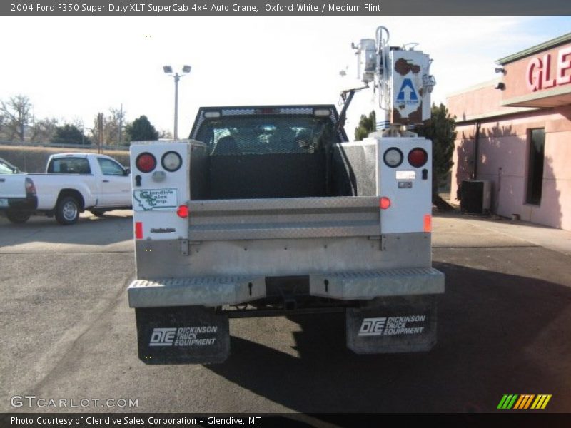 Oxford White / Medium Flint 2004 Ford F350 Super Duty XLT SuperCab 4x4 Auto Crane
