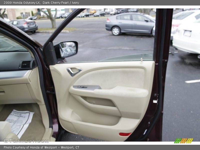 Dark Cherry Pearl / Ivory 2009 Honda Odyssey LX