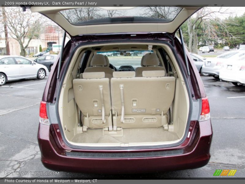 Dark Cherry Pearl / Ivory 2009 Honda Odyssey LX
