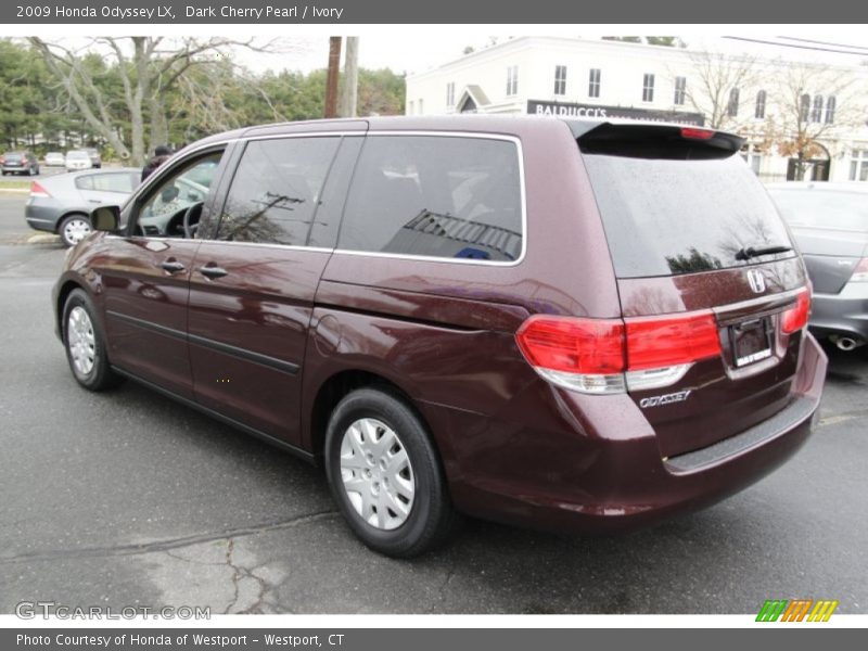 Dark Cherry Pearl / Ivory 2009 Honda Odyssey LX