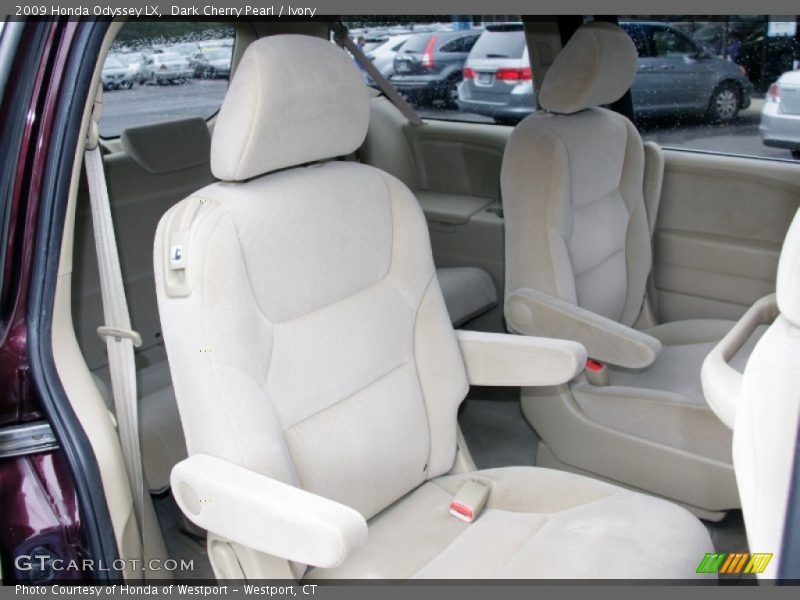 Dark Cherry Pearl / Ivory 2009 Honda Odyssey LX