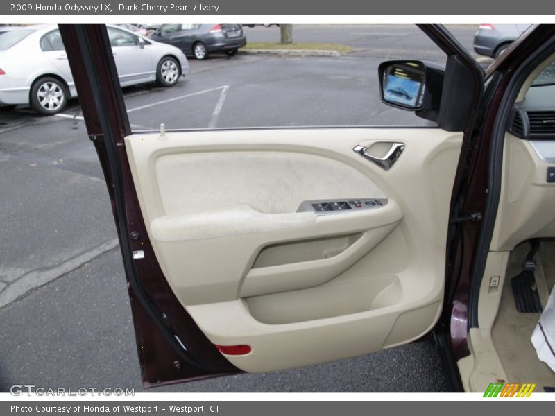 Dark Cherry Pearl / Ivory 2009 Honda Odyssey LX