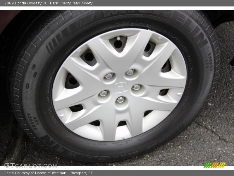 Dark Cherry Pearl / Ivory 2009 Honda Odyssey LX
