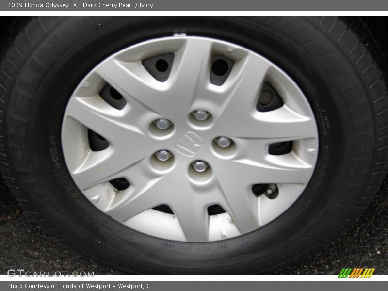 Dark Cherry Pearl / Ivory 2009 Honda Odyssey LX