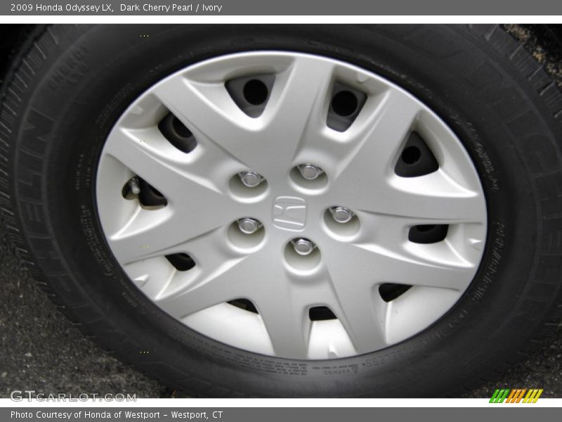 Dark Cherry Pearl / Ivory 2009 Honda Odyssey LX