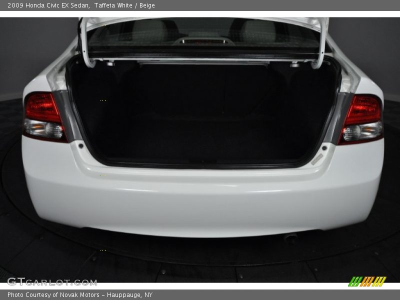 Taffeta White / Beige 2009 Honda Civic EX Sedan