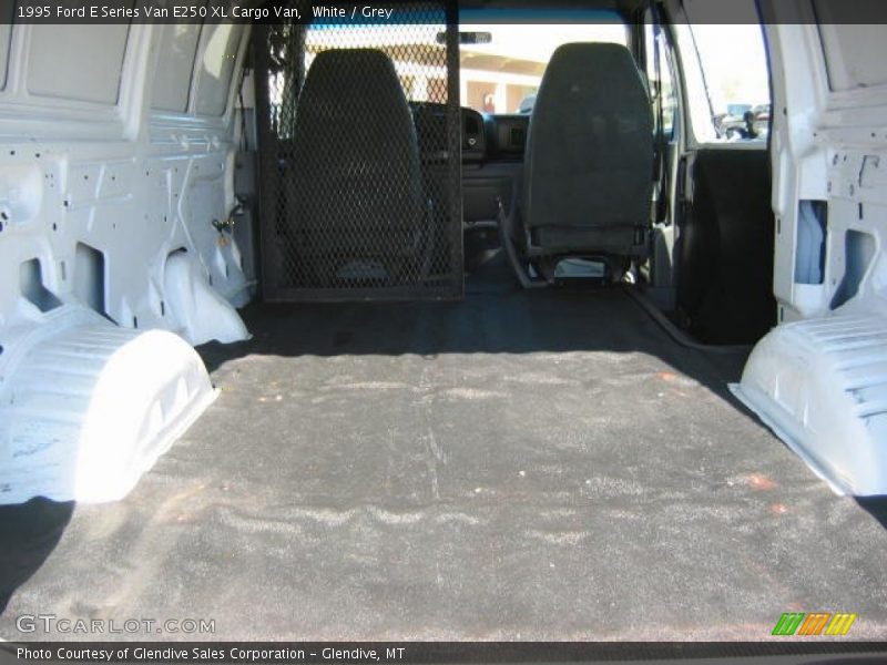 White / Grey 1995 Ford E Series Van E250 XL Cargo Van