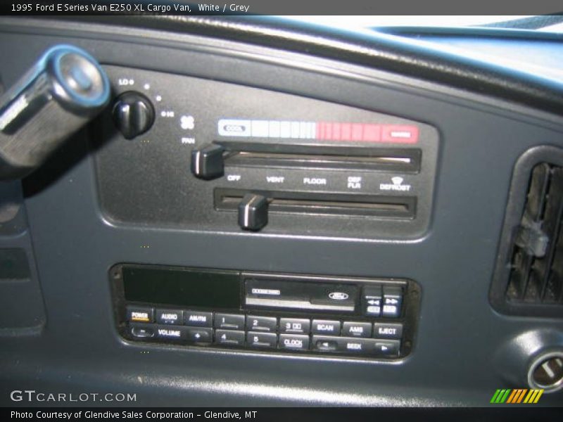 White / Grey 1995 Ford E Series Van E250 XL Cargo Van