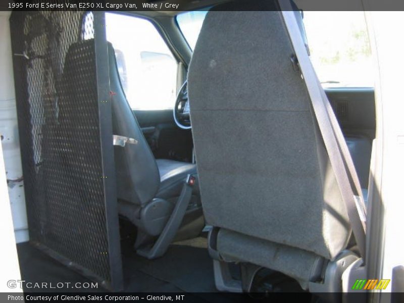White / Grey 1995 Ford E Series Van E250 XL Cargo Van