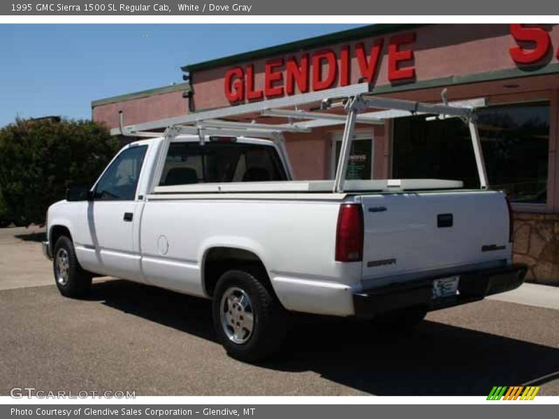 White / Dove Gray 1995 GMC Sierra 1500 SL Regular Cab