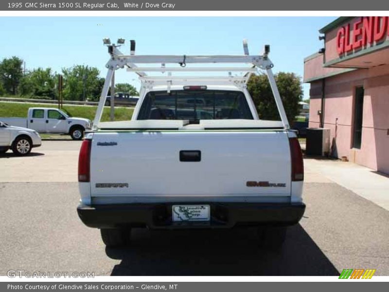 White / Dove Gray 1995 GMC Sierra 1500 SL Regular Cab