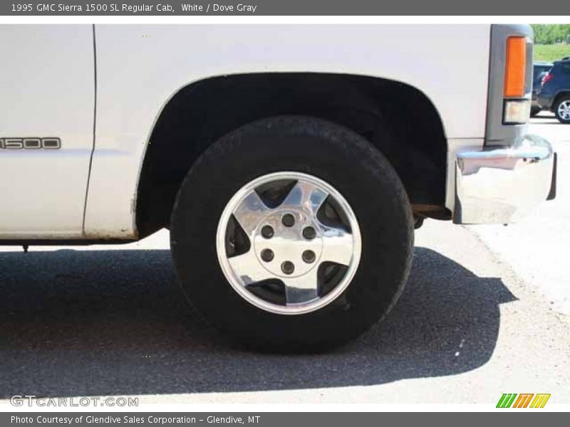 White / Dove Gray 1995 GMC Sierra 1500 SL Regular Cab