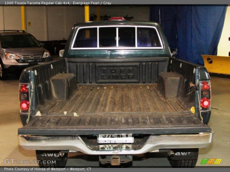 Evergreen Pearl / Gray 1996 Toyota Tacoma Regular Cab 4x4