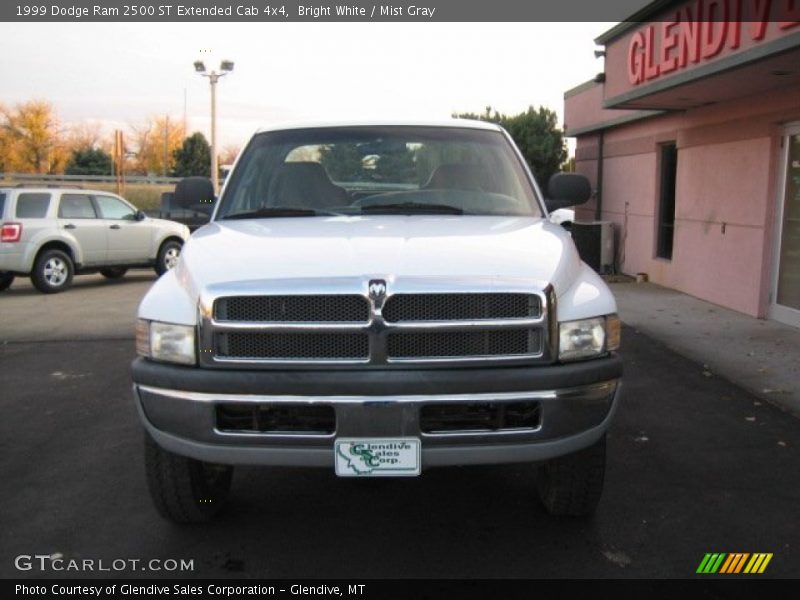 Bright White / Mist Gray 1999 Dodge Ram 2500 ST Extended Cab 4x4