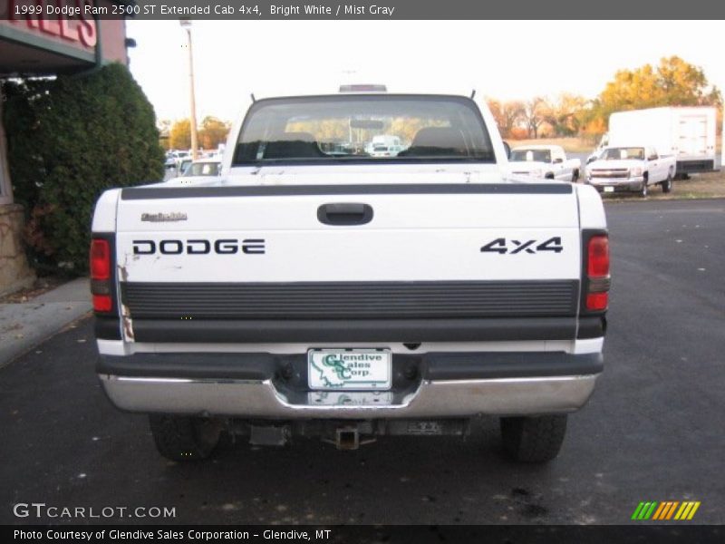 Bright White / Mist Gray 1999 Dodge Ram 2500 ST Extended Cab 4x4