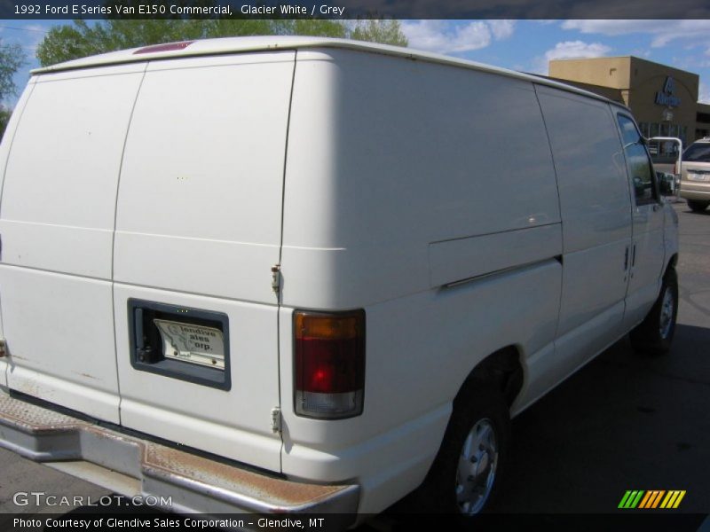 Glacier White / Grey 1992 Ford E Series Van E150 Commercial