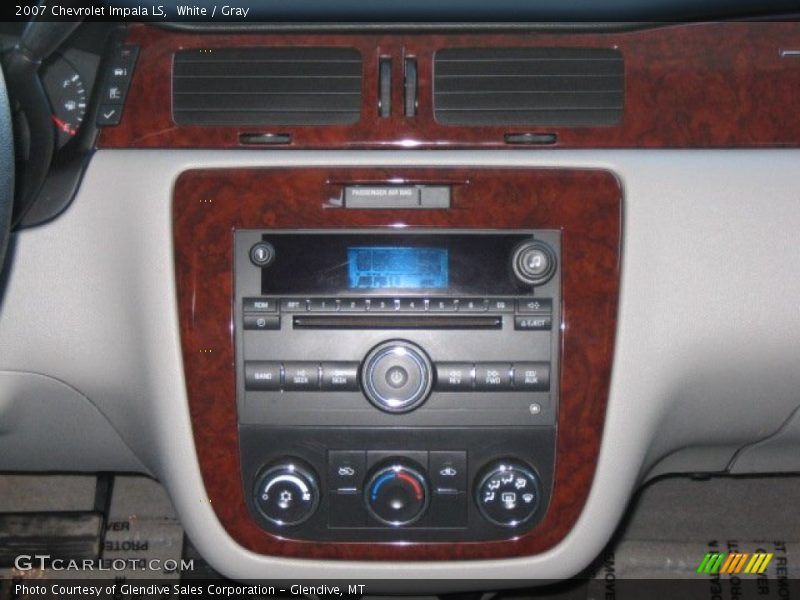 White / Gray 2007 Chevrolet Impala LS